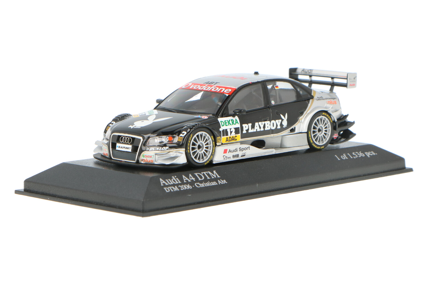Audi A4 STW ABT Sportline Jaune - UT Models 39747 - Miniature 1/18 DTM