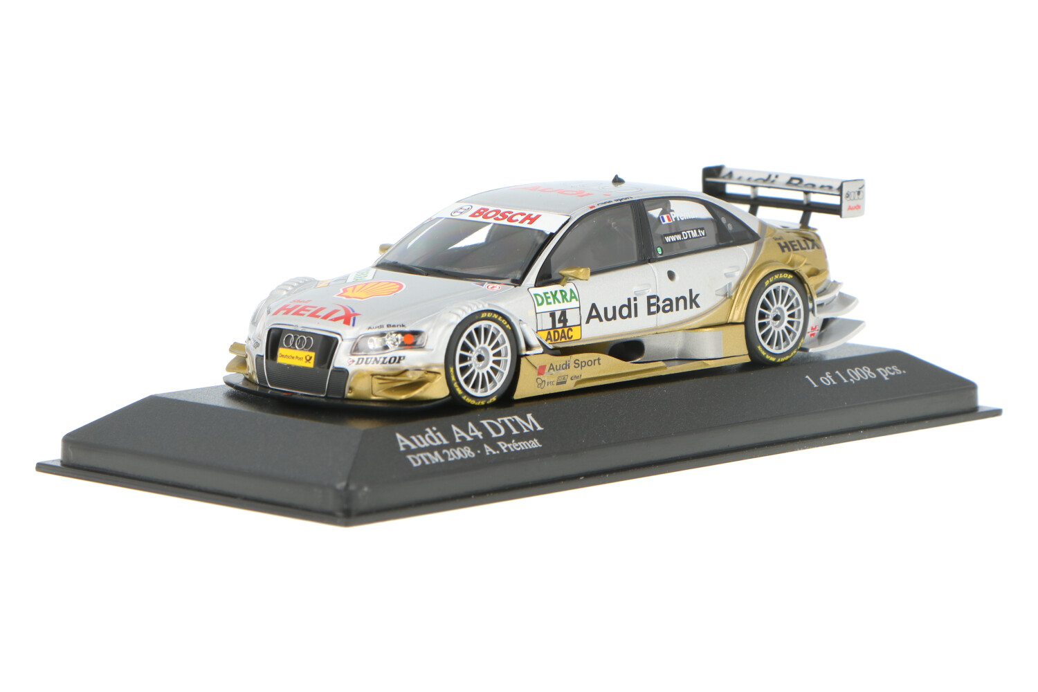 【MINICHAMPS】Audi A4 DTM 2008/#M17 Audi A 4 No. 18 M. Rockenfeller DTM 2008 | eBay