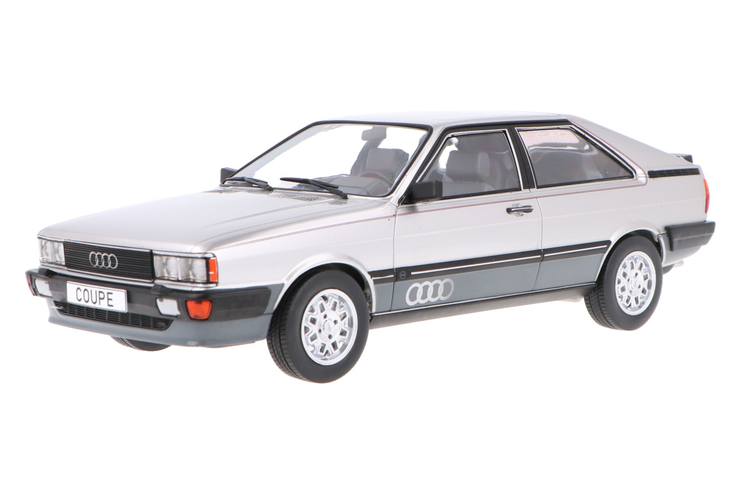 Modèle Réduit Audi Coupe GT 1980 Couleur Argent - Miniature Neuve - Échelle Non Précisée