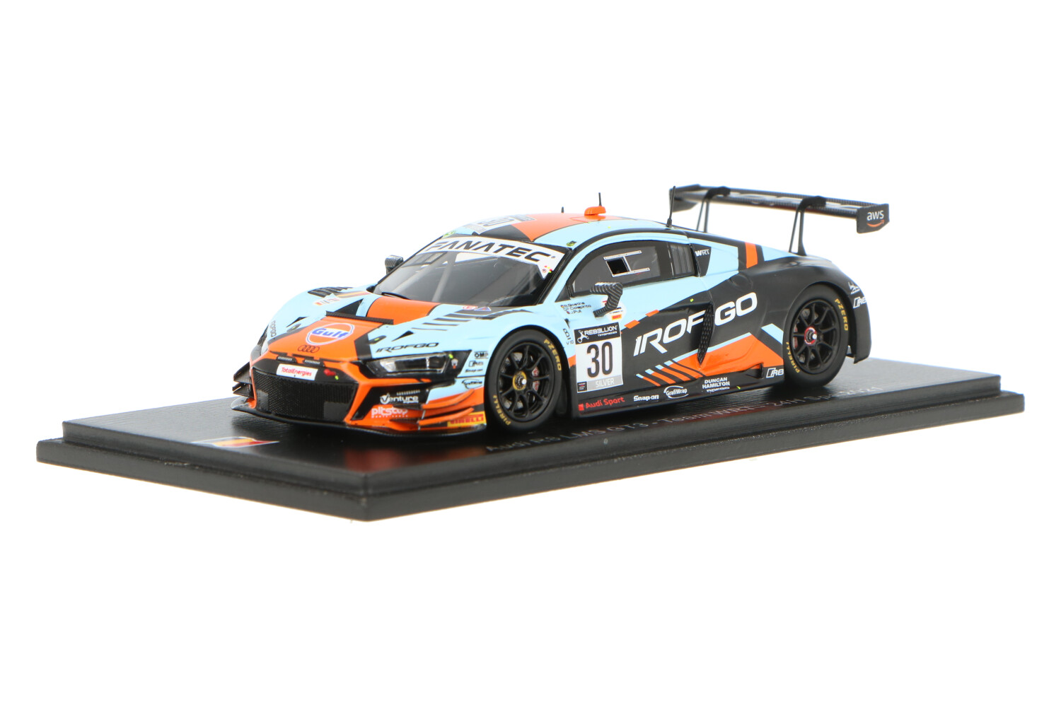 Spark Audi R8 LMS 24H Spa 2017 – N°26 Sainteloc Racing – 1/43 Neuve