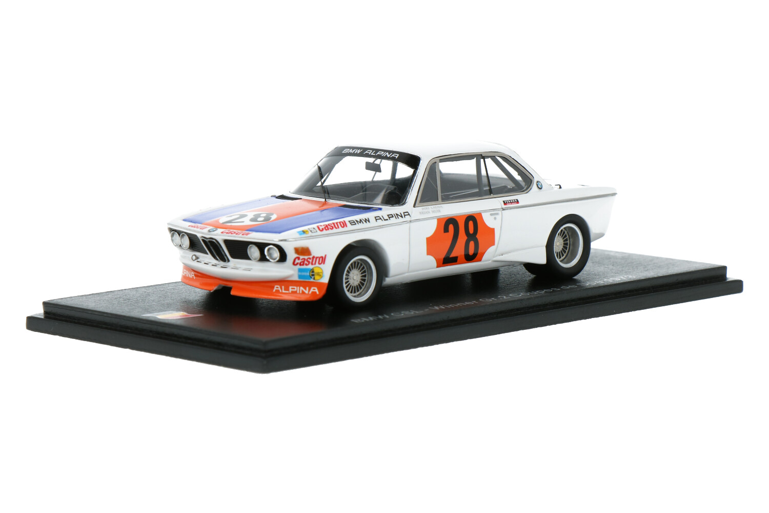 BMW CSL Alpina ニュル 1977 Winner ミニカーSpark BMW CSL Alpina ニュル 1977 Winner ミニカーSpark