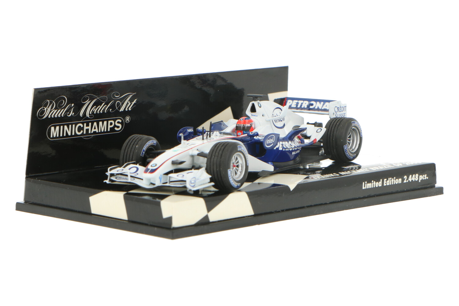 ミニチャンプス F1 1/43 BMWザウバー ベッテル テストドライバー ミニチャンプス F1 1/43 BMWザウバー ベッテル テストドライバー
