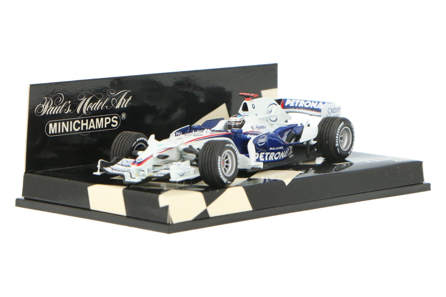 ミニチャンプス 1/43 BMWザウバー F1.07 ベッテル デビューレース 初