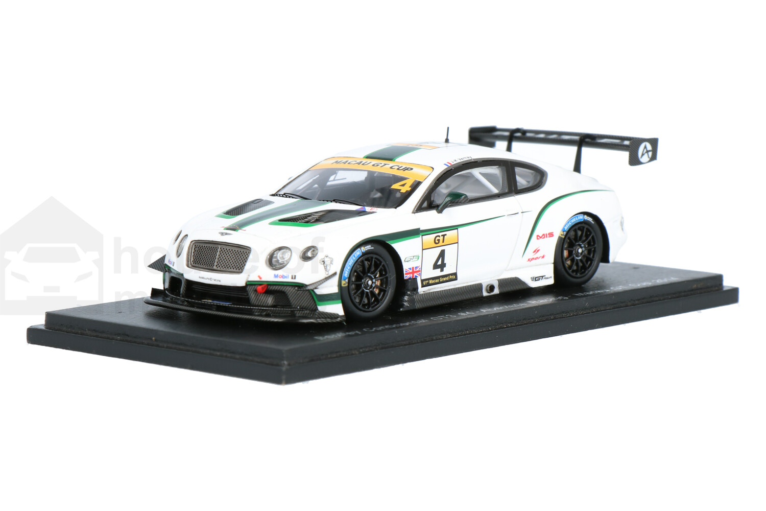 SPARK MODELS Y105 BENTLEY CONTINENTAL GT3 MACAU GP FIA GT