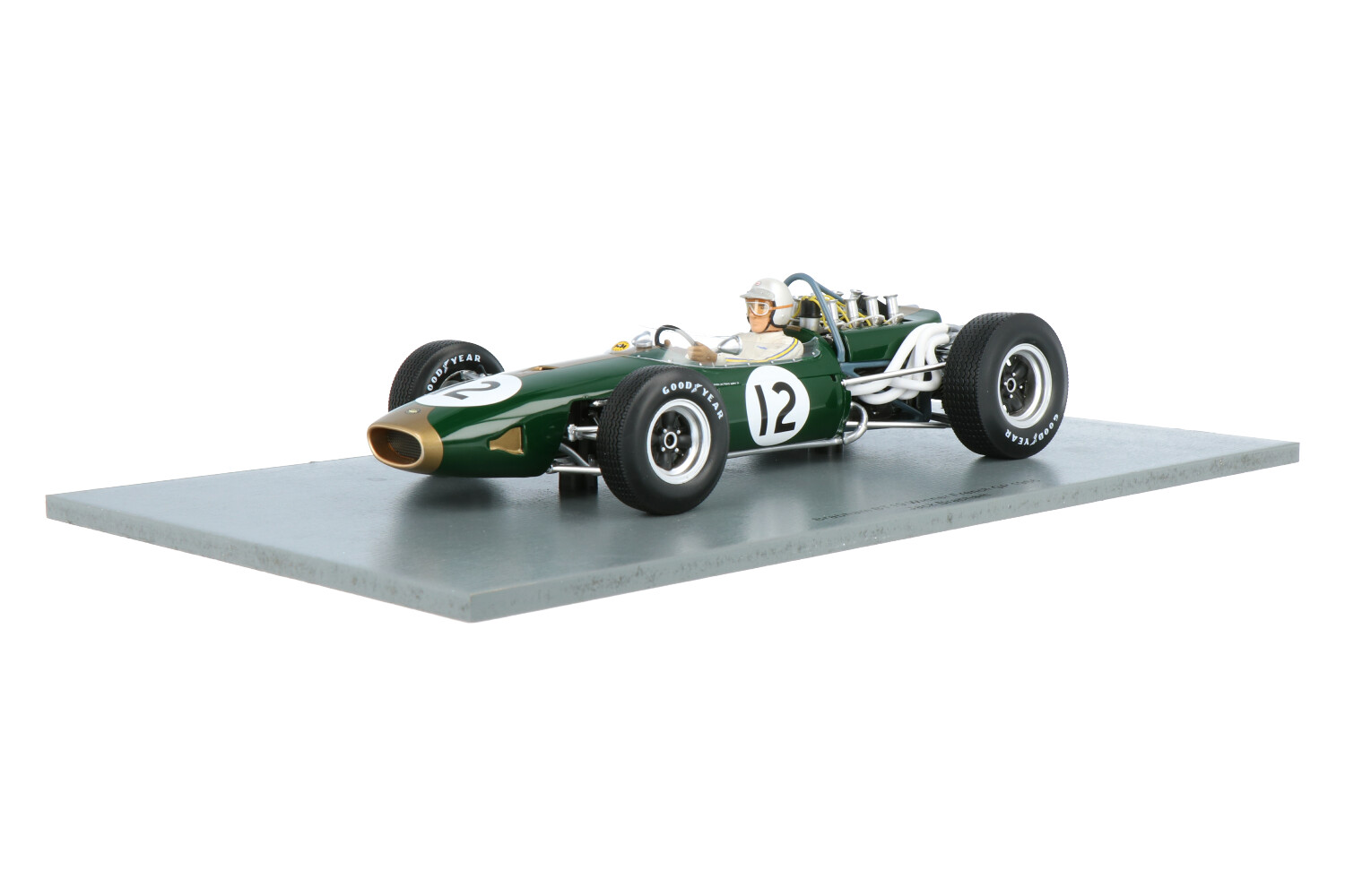 BT19 BRABHAM 18S505 car 1/18 Spark Brabham Jack 1/18 BT19 Brabham ミニカー NO.12 1966 GP FRENCH WINNER ミニカー