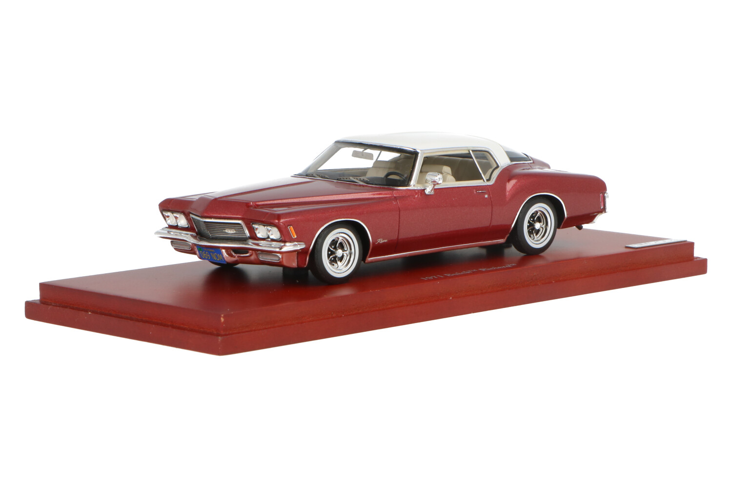 ミニカー TSM Model 1971 Buick Riviera TSM 1:43 BUICK RIVIERA 1971 STRATOMIST BLUE True Scale Model