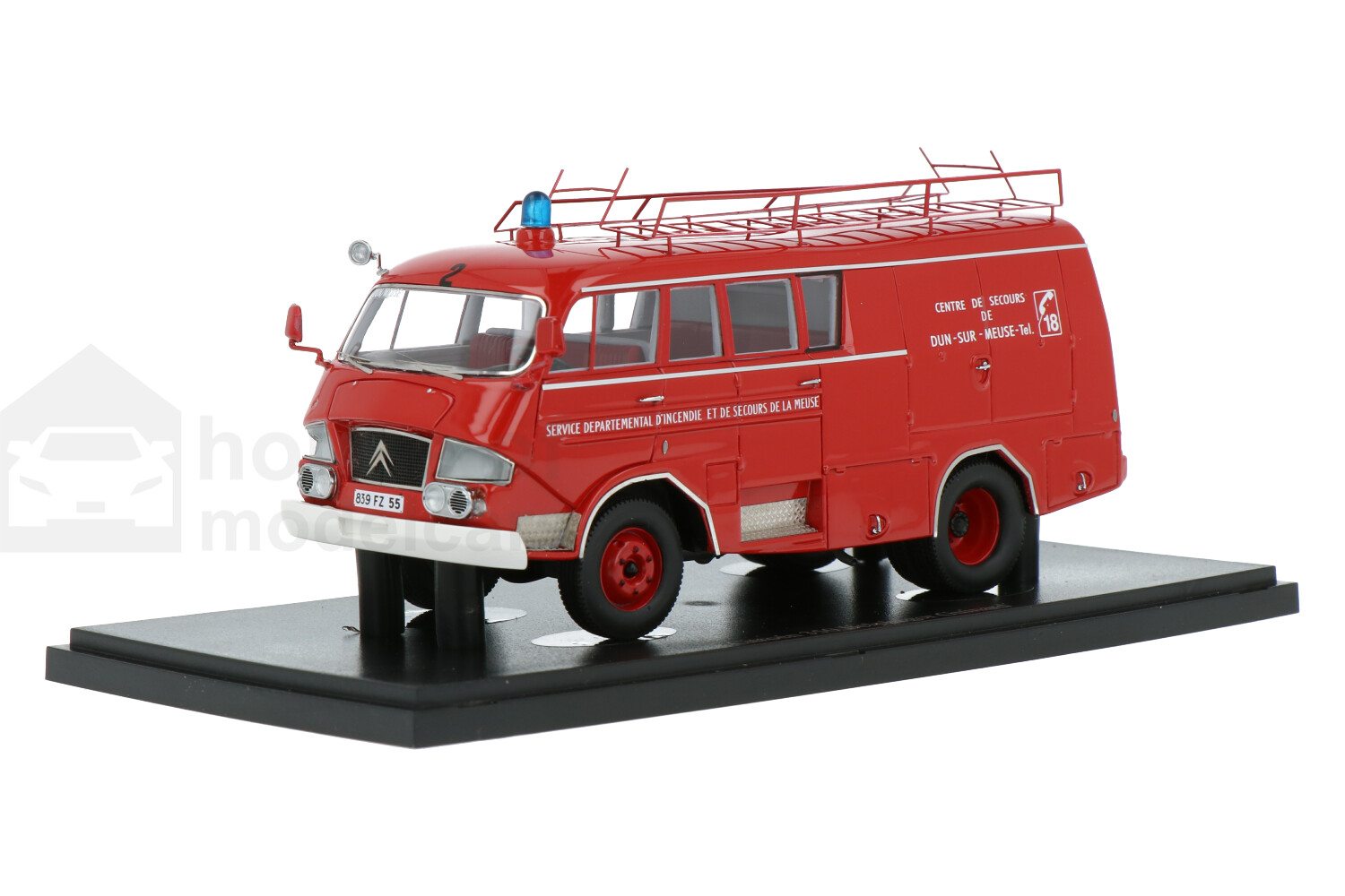 Miniature ALERTE 1/43 Camion Citroën BELPHEGOR Fourgon Pompe Guinard - Modèle 700 Tonne 0028