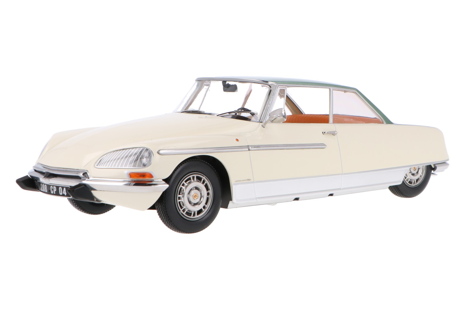 Modèle Réduit Citroën DS 21 Le Léman 1968 - Échelle 1:18 Norev - Couleur Ivoire Et Vert