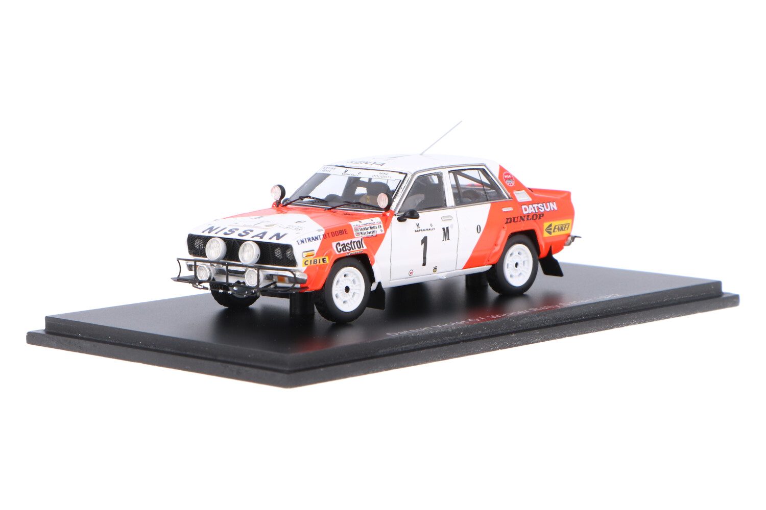 Datsun Violet 160J, Acropolis 1976 Harry Källström - Claes Göran Anderson DeAgostini Scale 1:43 #automodellesk