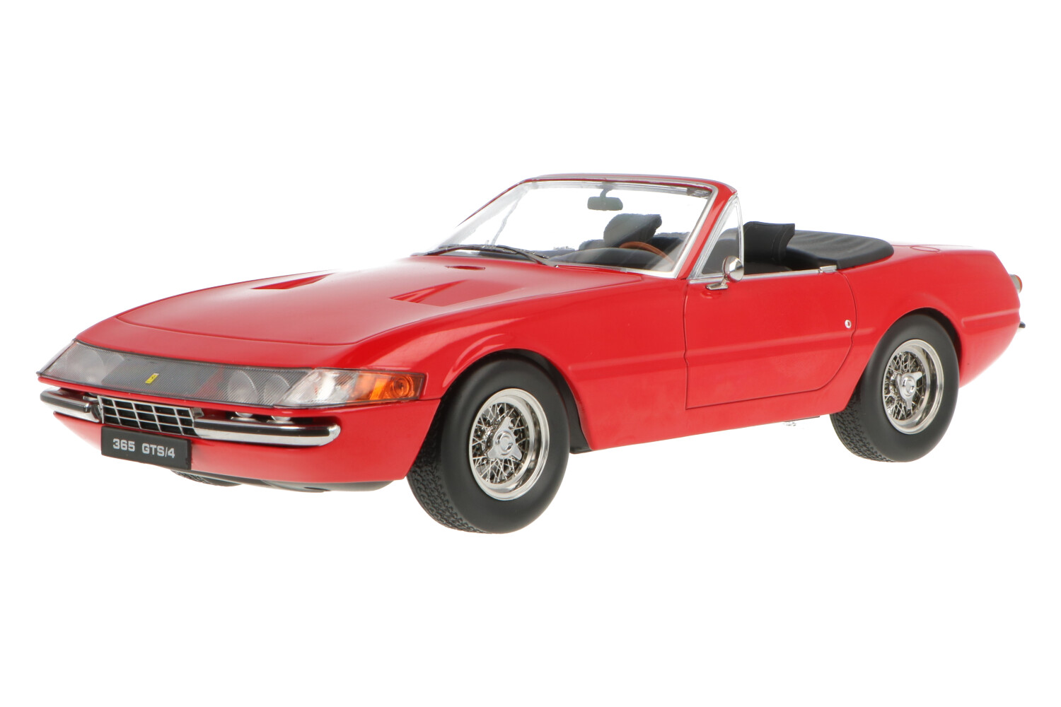 1/18 フェラーリ デイトナ 365GTS 4 CABRIOLET　　8/14 1969 Ferrari 365 GTS Daytona Cabriolet - Black 1:18 Scale