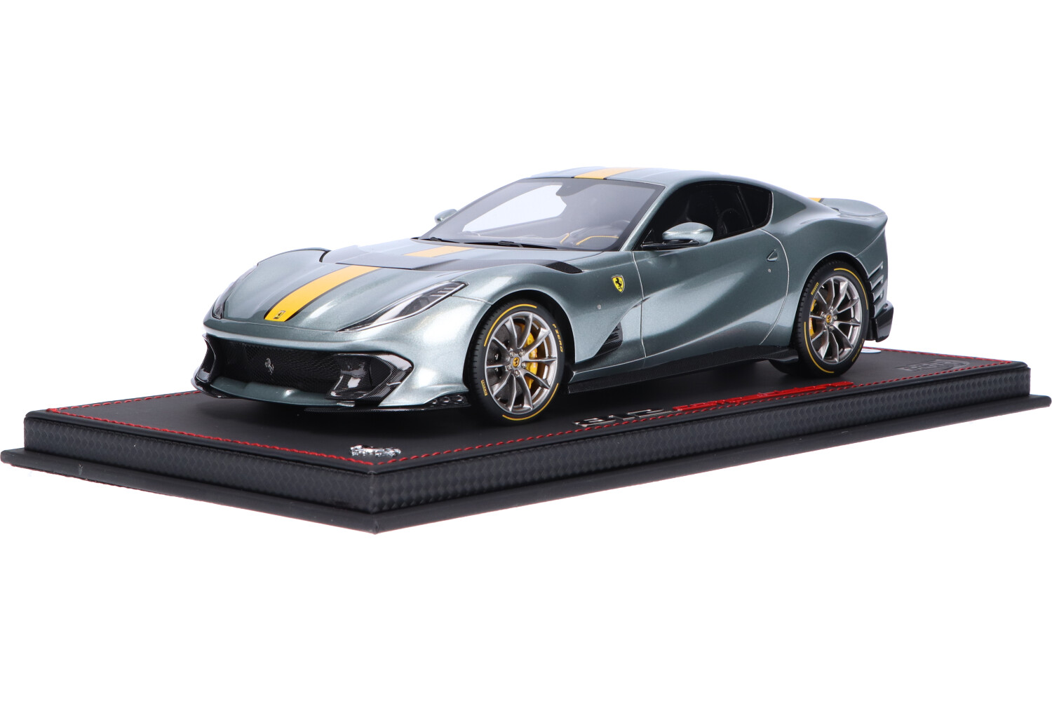 ミニカー　1/43 Ferrari 812 Competizione A Coburn Grey Yellow Brakes/Diamont Matt Grey Corsa Wheels [BBRC263B] Ferrari 812 Competizione | House of Modelcars