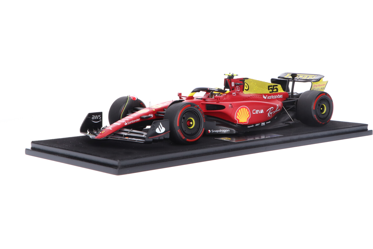 1/18 Looksmart 2024 Formula 1 Scuderia Ferrari SF24 No.55 Winner