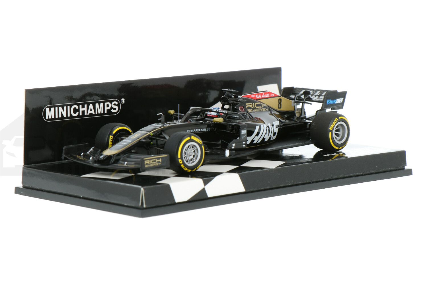 ミニチャンプスリッチエナジー ハースF1 VF-19 ロマングロージャン2019 ミニチャンプスリッチエナジー ハースF1 VF-19 ロマングロー