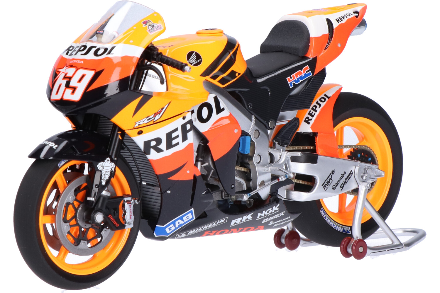 Moto Minichamps 1/12 – Honda RC212V Melandri 33, Gresini 2007, état Neuf