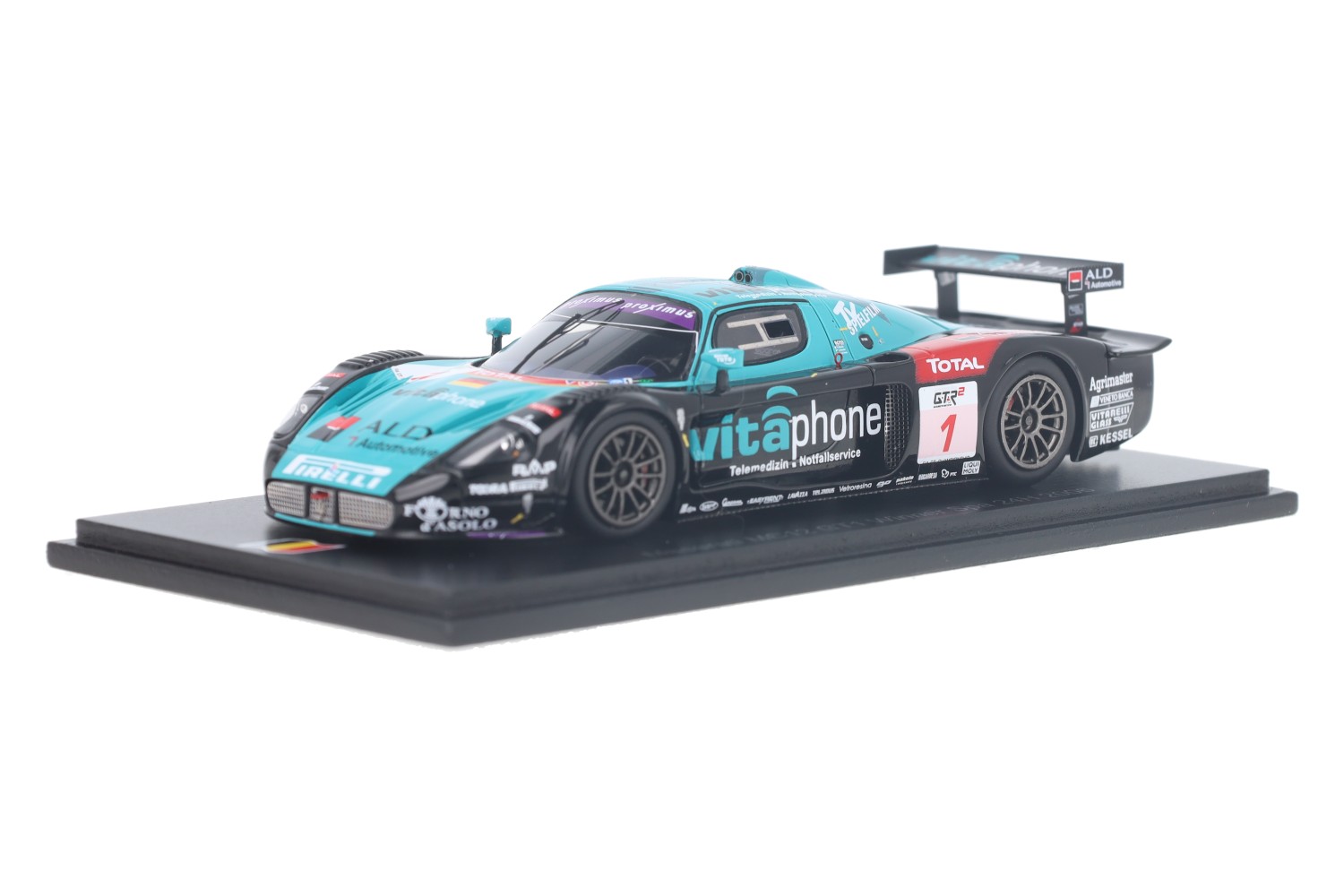 1/43 Spark 2005 Maserati MC12 GT1 No.15 JMB Racing 2nd 24H Spa A Bertolini K Wendlinger P Peter Car Model