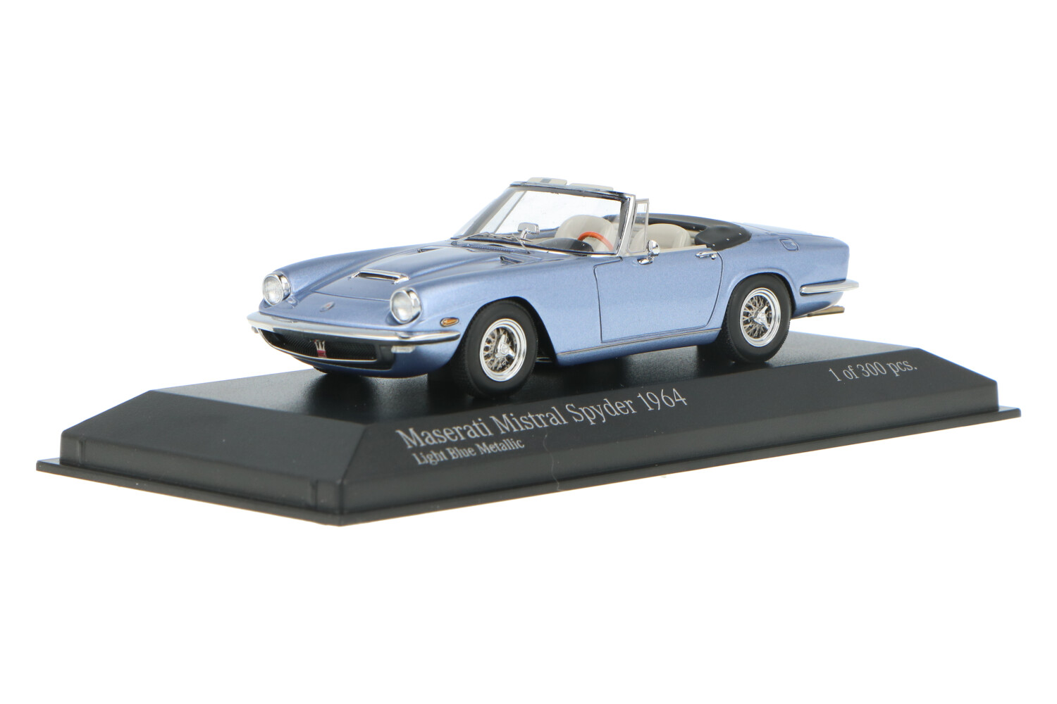 Maserati Mistral 1984 シルバー ミニカー Maserati Mistral Spider Cabriolet | House of Modelcars