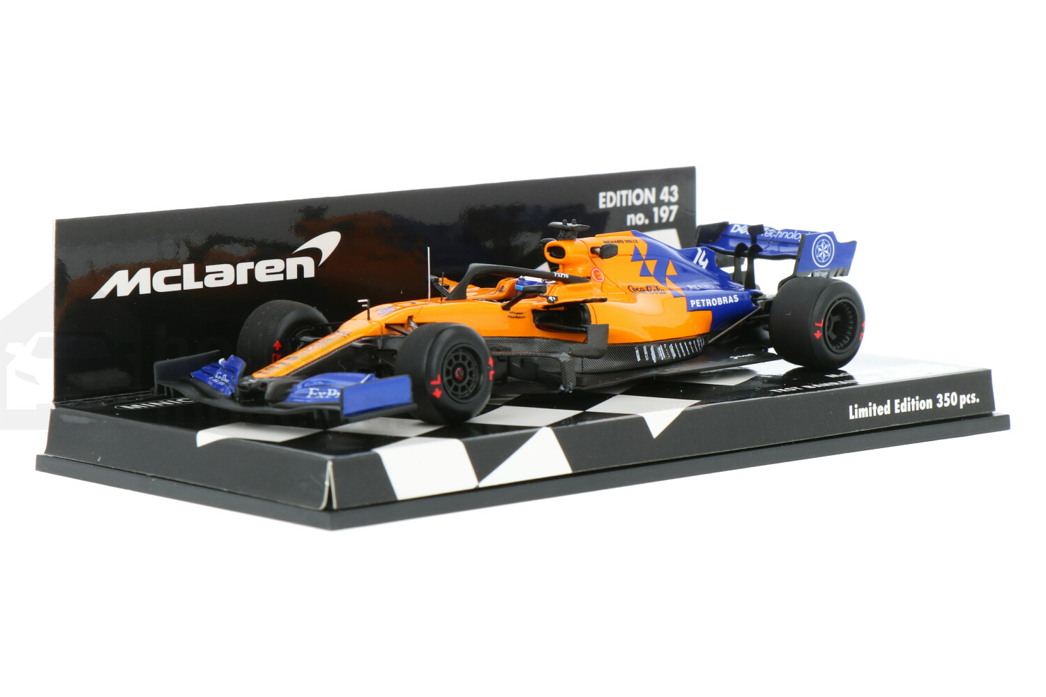 spark 1/43 McLaren MCL34 USA GP 2019 #55 Carlos Sainz Jr F1 100th