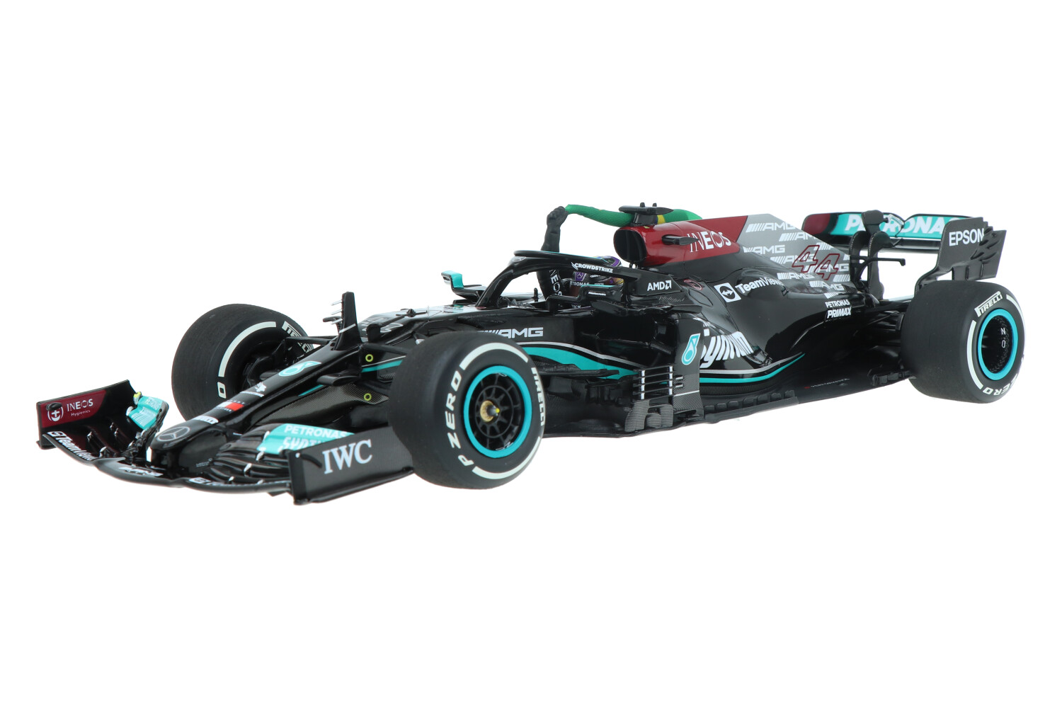 自動車 MINICHAMPS F1 L. HAMILTON 1/18 w12 1/18 Minichamps 2021 Lewis Hamilton Mercedes-AMG F1 W12 #44