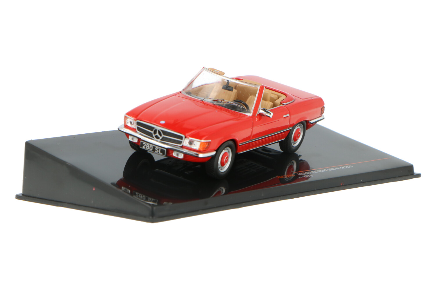 ÉCHELLE CARARMA 1/43 MERCEDES BENZ 280 S.L ROADSTER & COULEUR CARAVANE