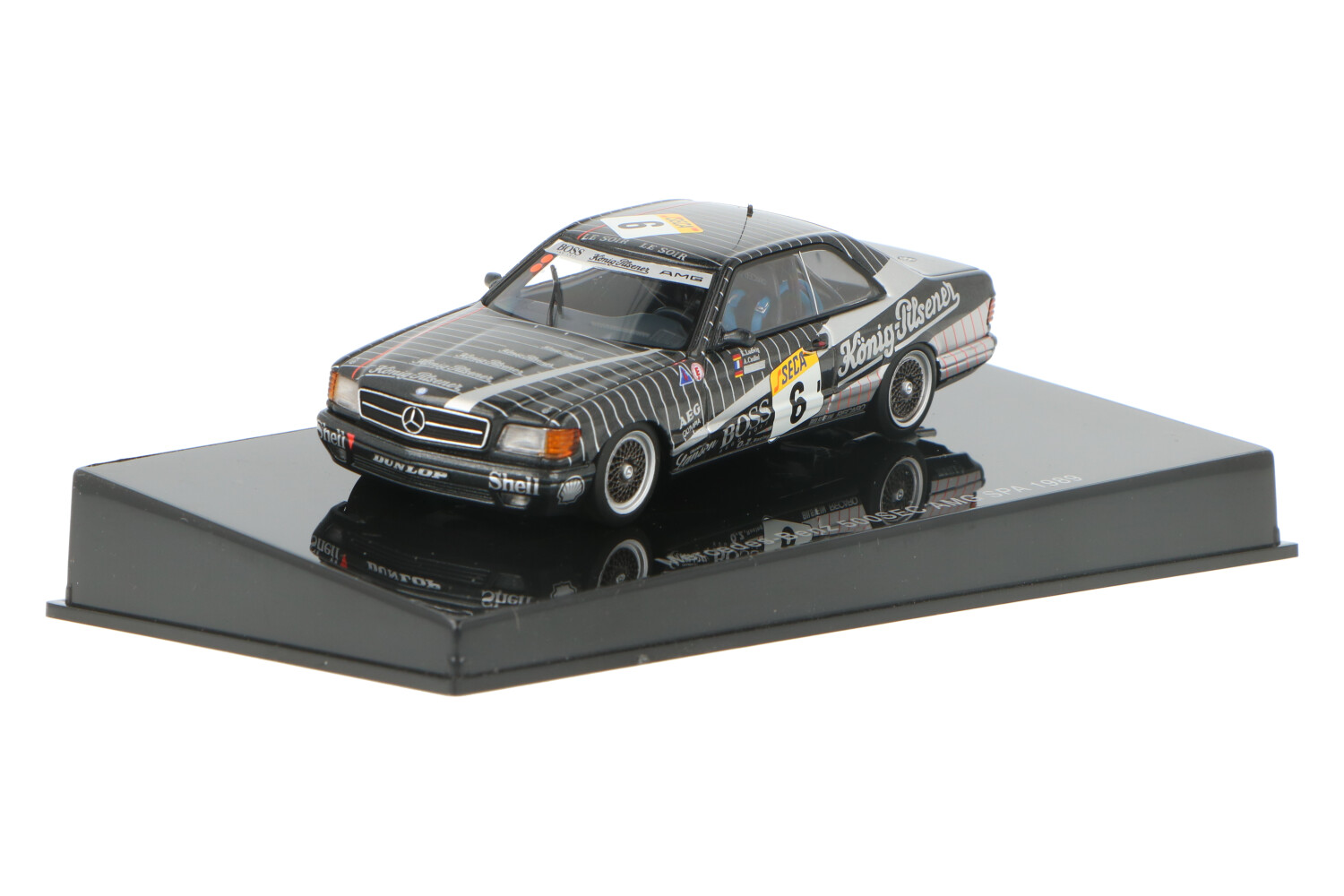 ミニカー Mercedes-Benz 500SEC AUTOart 1:43 scale Mercedes-Benz 500 SEC(C126) Black Metallic