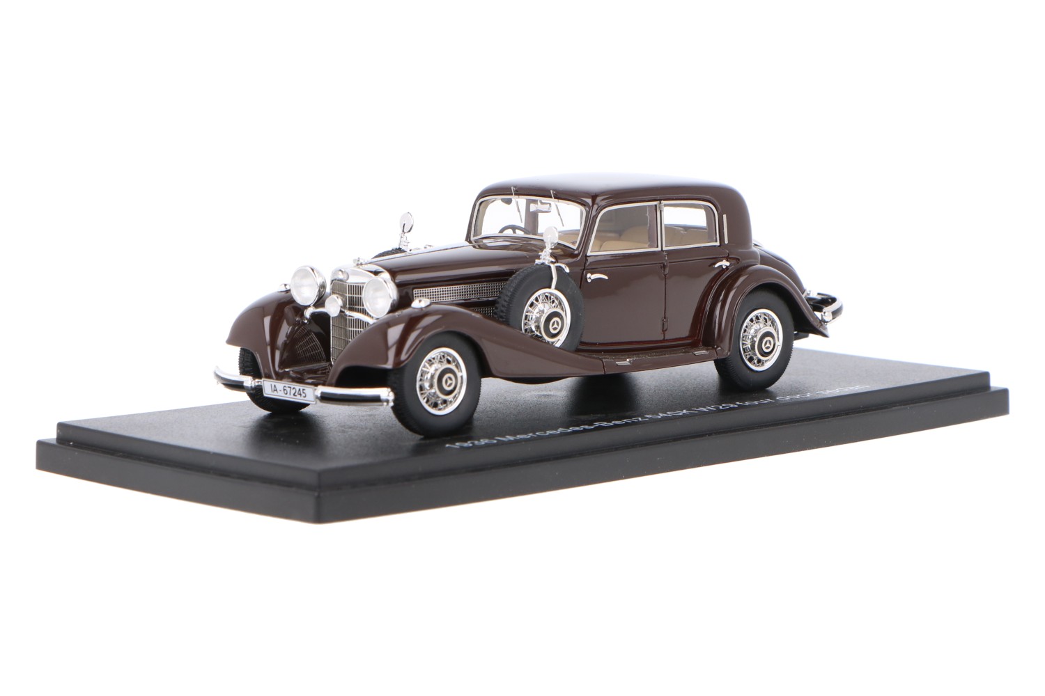 Mercedes 540K W29 sedan 1936 black (Esval) 1:43