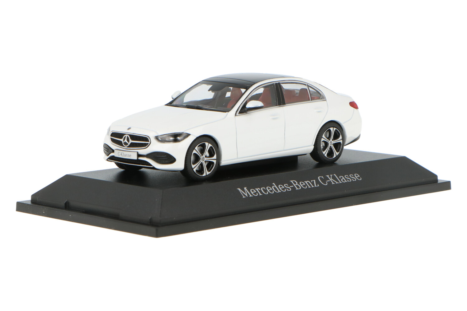 Modèle Réduit Voiture Mercedes Classe C W206 2022 - Blanc Métallisé - Échelle 1:43 Herpa