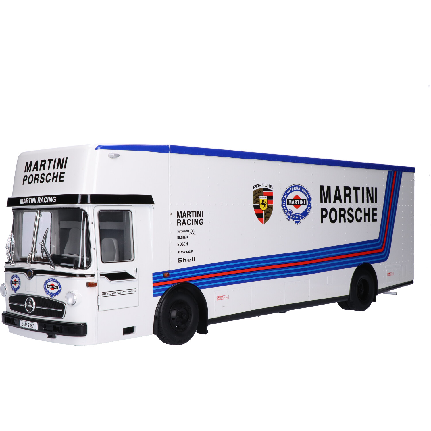 Mercedes Benz O 317 Renntransporter Martini Racing - Schuco 1:64 - Neuf