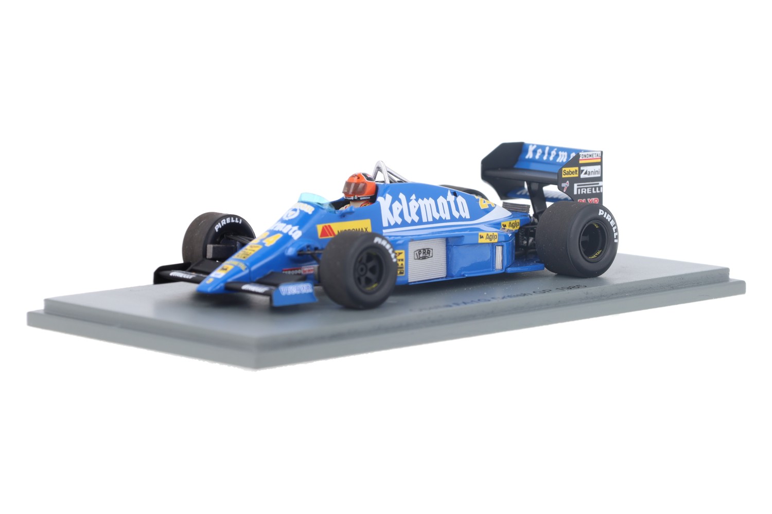 TAMEO KIT 1/43 F1 OSELLA ALFA ROMEO FA1/L #21 MONACO GP 1987 A. CAFFI