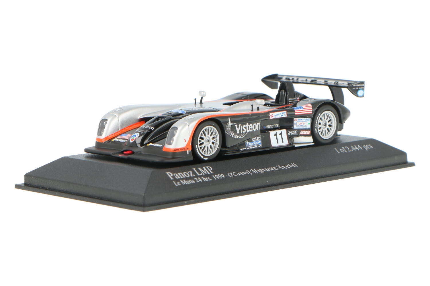 Schaalmodel Panoz Gtp-elan N°11 Panoz Motor Sports 24h Le Mans 2004 Bourdais Blanchemain Berville