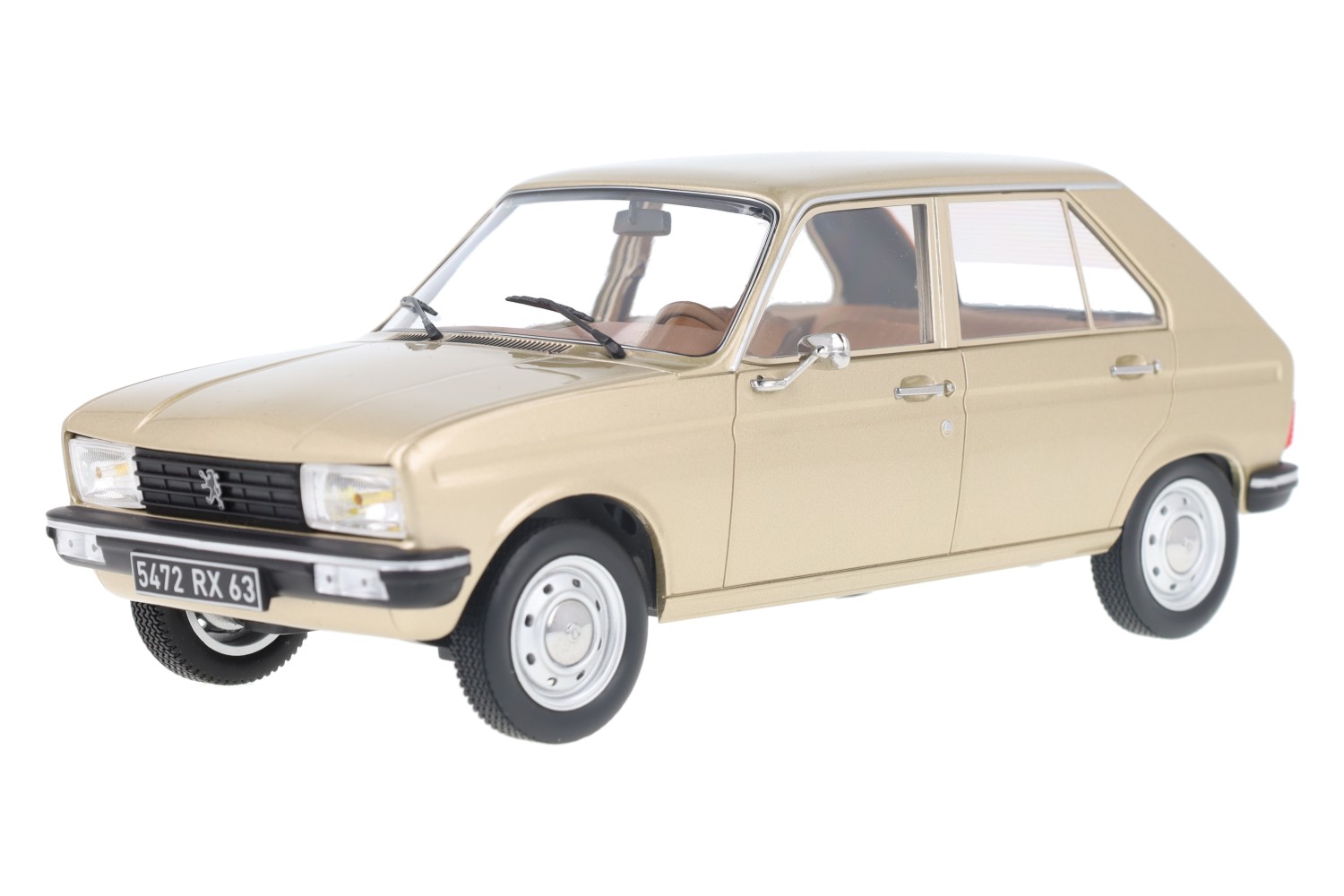 Norev 1/18 Peugeot 104 GR 1981 – Beige Métallisé, Modèle Neuf, Collection