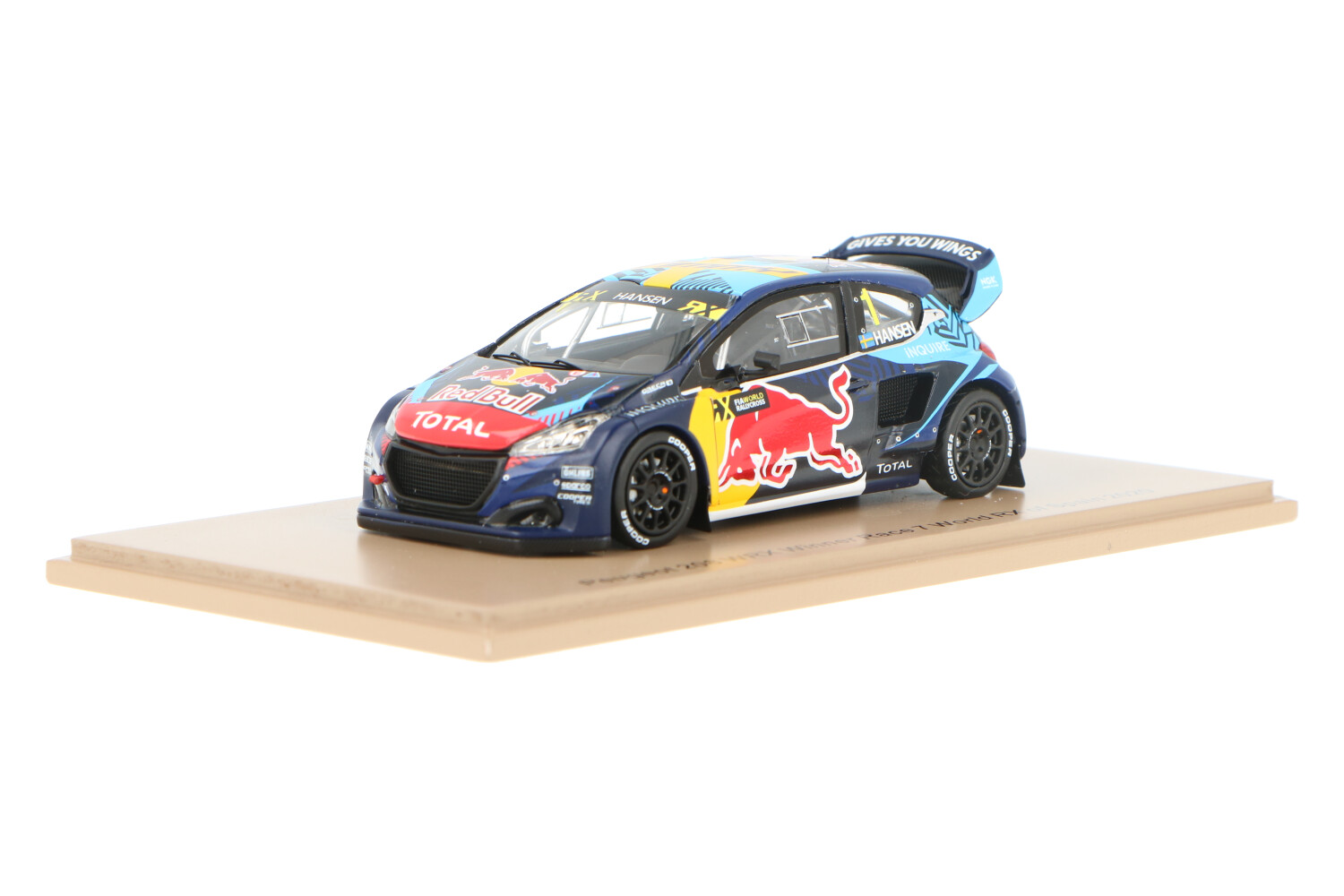 Spark S7881 PEUGEOT 208 WRX N°9 2021 Hansen 3ème Race 7 World RX 1/43