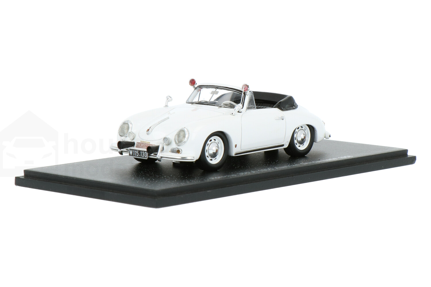 Porsche 356 A 1600 Cabriolet 1958 Gendarmerie Autrichienne 1/43 Spark S1353