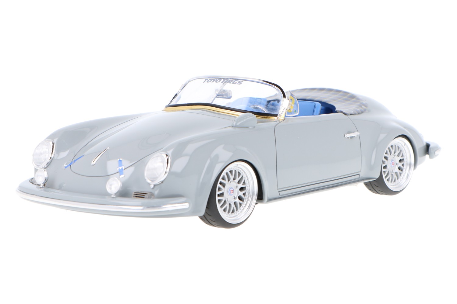 【木材】Porsche 356A Speedster 1/18 Silver
