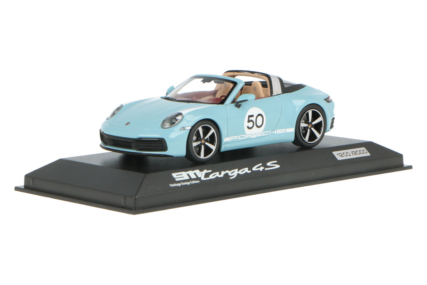 1/43 ポルシェ 911 targa4S ヘリテージエディション 992 Porsche 911 (992) Targa 4S #50 Heritage Edition | House of Modelcars