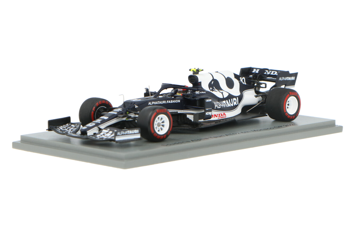 SPARK 1/43 - ALPHATAURI AT02 N°10 F1 GP Monaco 2020 - Pierre Gasly - Prévente