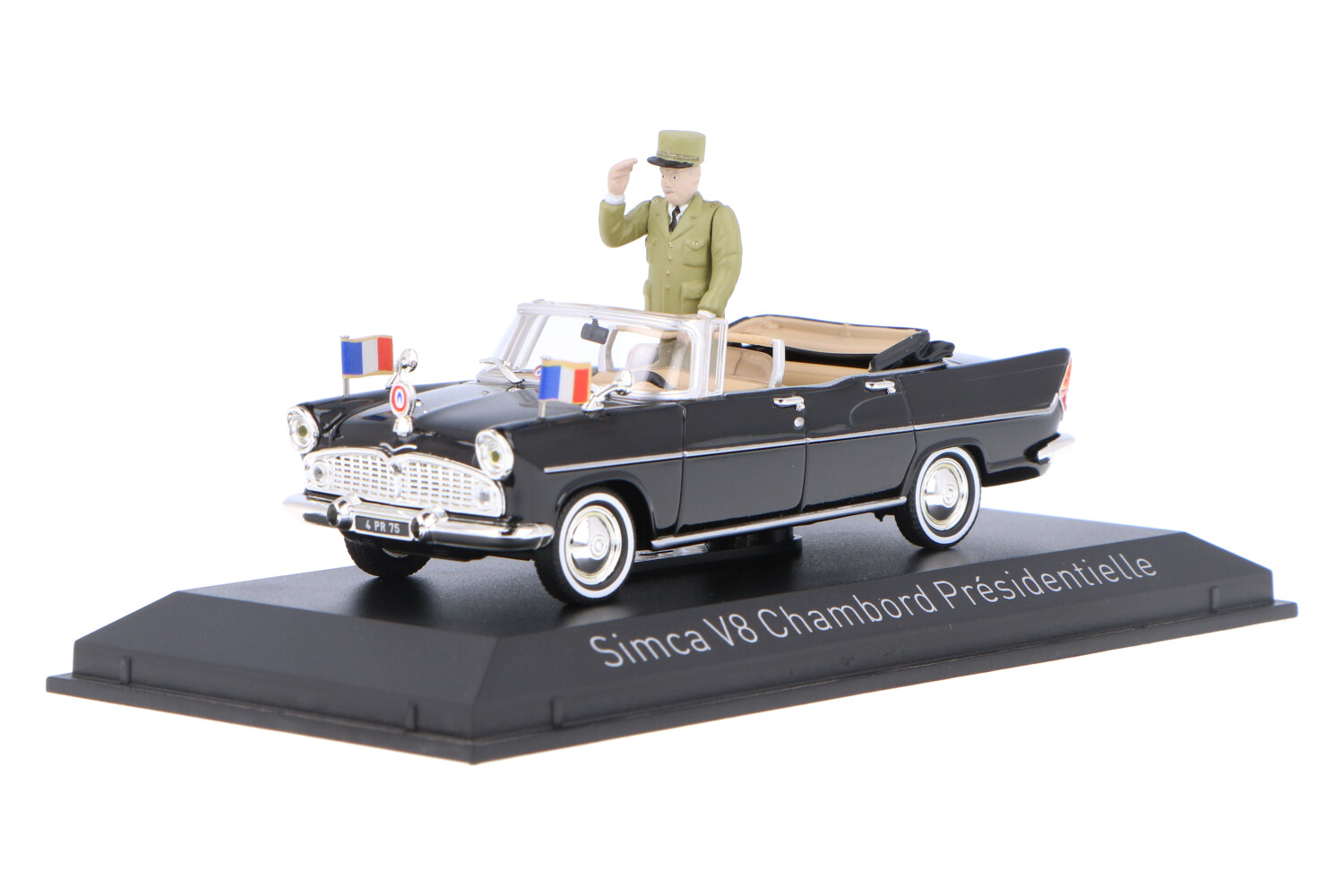 Norev 1/43 – Simca Chambord Présidentielle – De Gaulle – Occasion – Très Bon état Avec Boîte