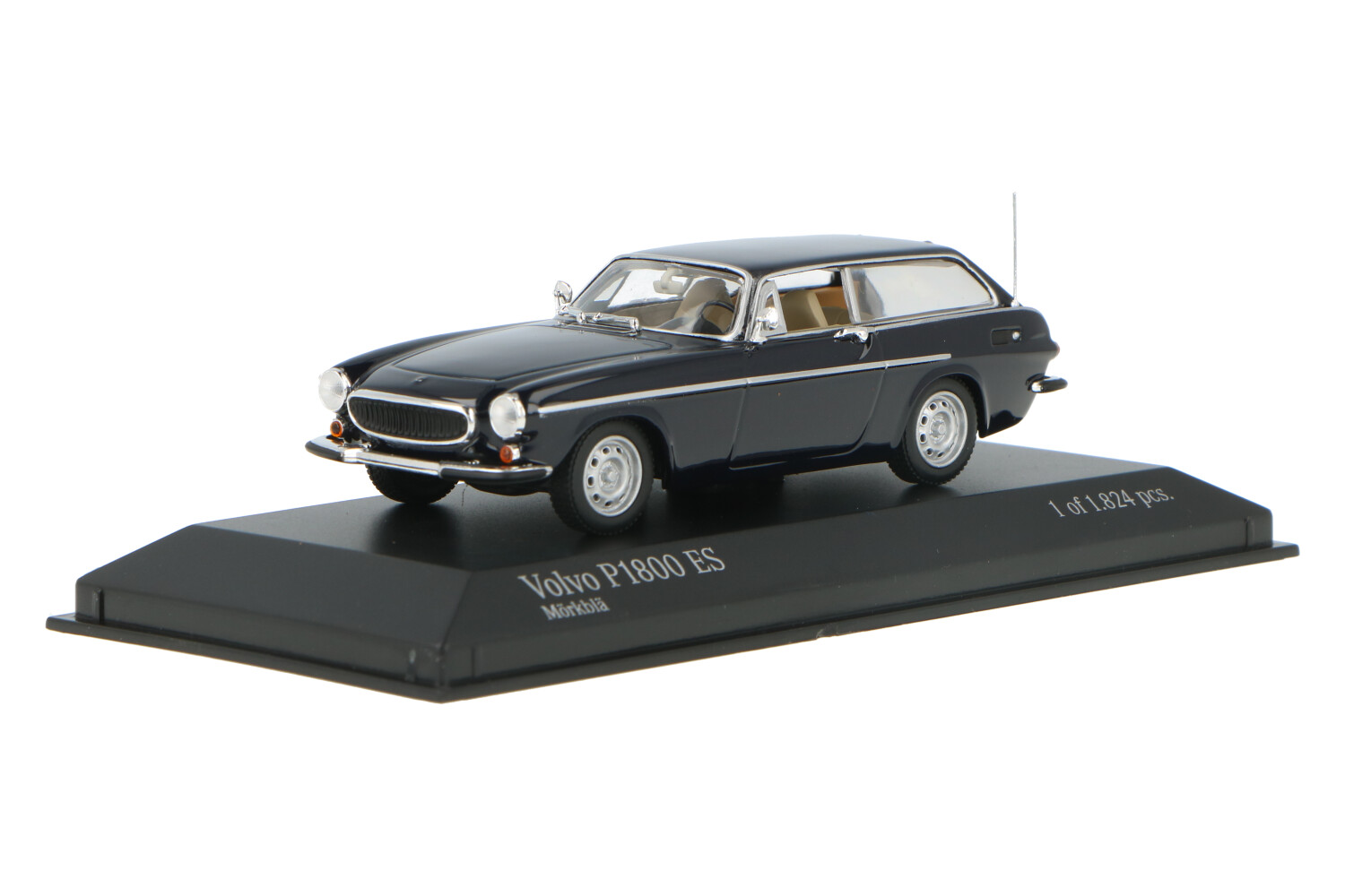 VOLVO P1800 ES-1971 ミニカー Minichamps 1:43 Volvo P1800 ES year 1971 ice blue metallic