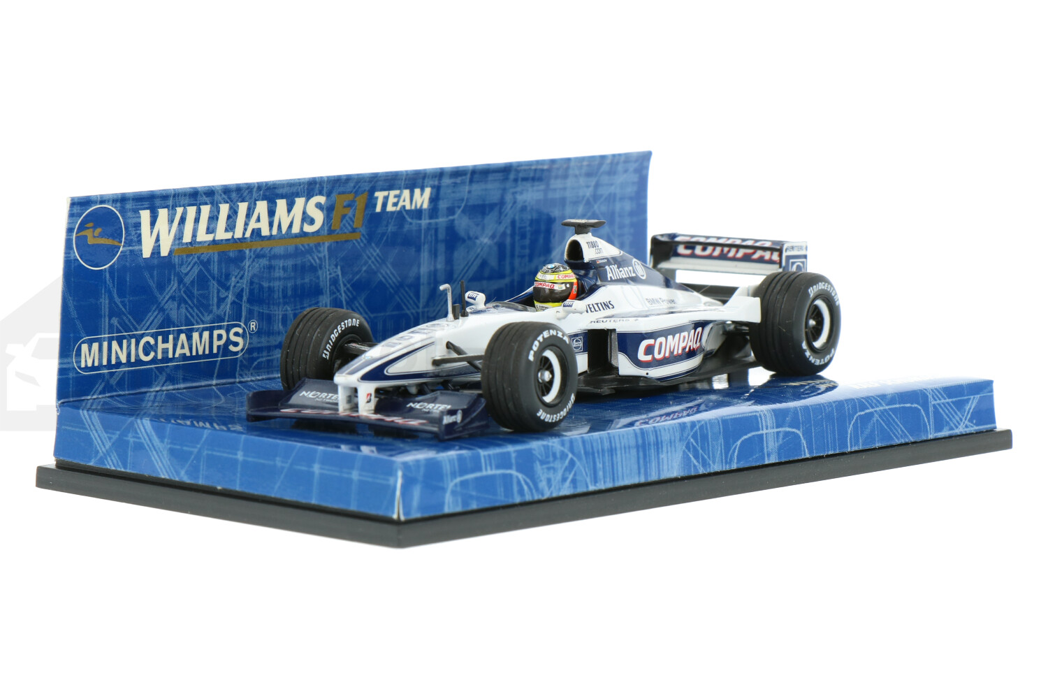 【ミニチャンプス　ウィリアムズ BMW FW22 バトン2000年1/18】 Minichamps Williams Bmw Fw22 Baton 2000 1/18 | eBay
