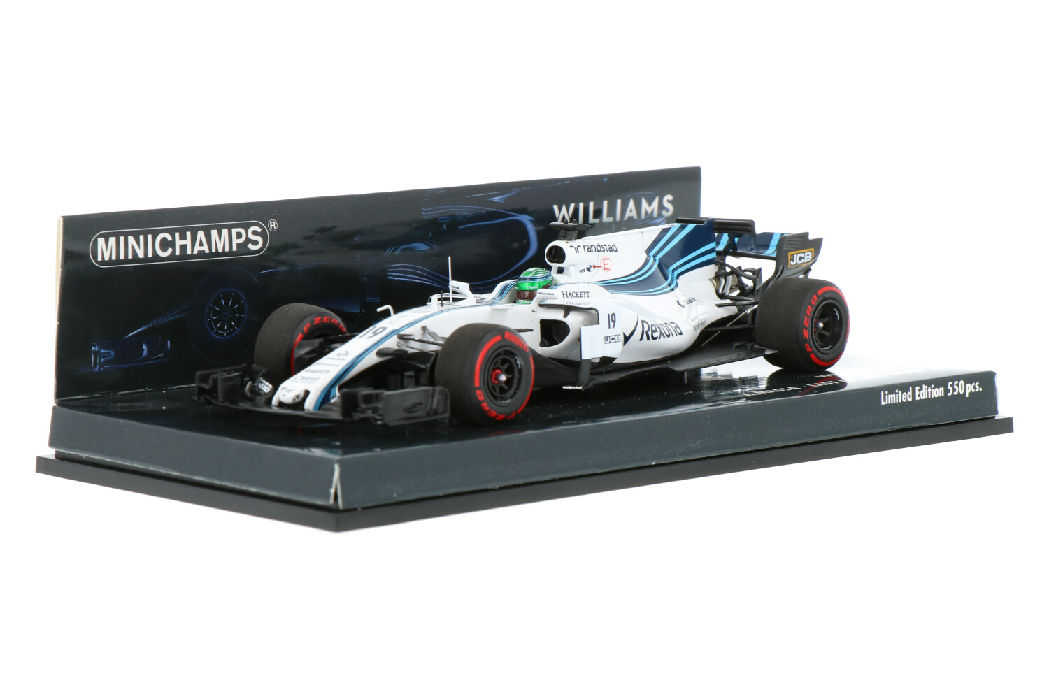 Maquette Voiture F1 Minichamps 1/43 - Williams FW40 Felipe Massa GP Abu Dhabi 2017 - Occasion