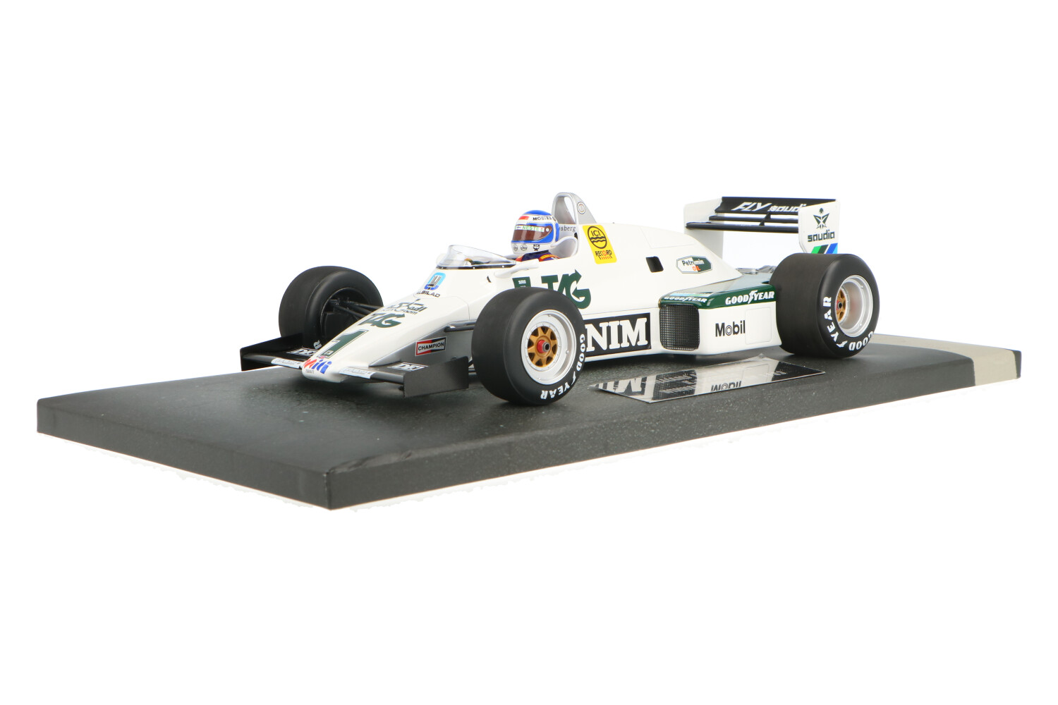 ミニチャンプス 1/18 ウィリアムズ フォード FW08C 1983 ドニントンパーク イングランド 7月19日 #1 A.セナ セナコレクション  547831801｜自動車