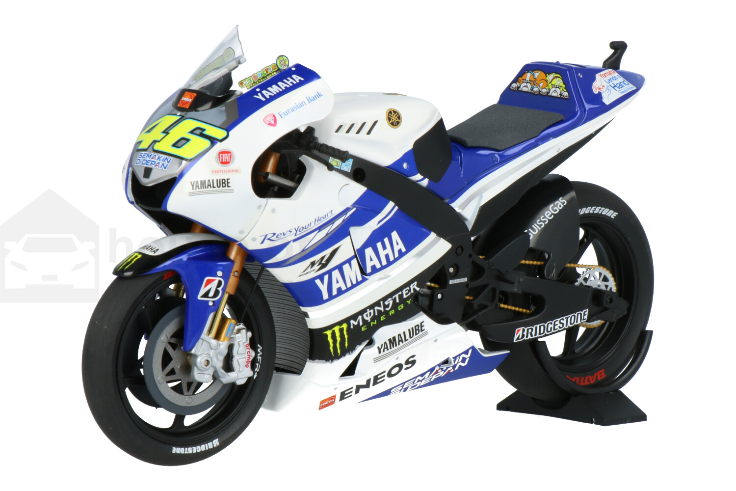 ミニチャンプス Yamaha YZR-M1 Valentino Rossi Yamaha YZR-M1 | House of Modelcars